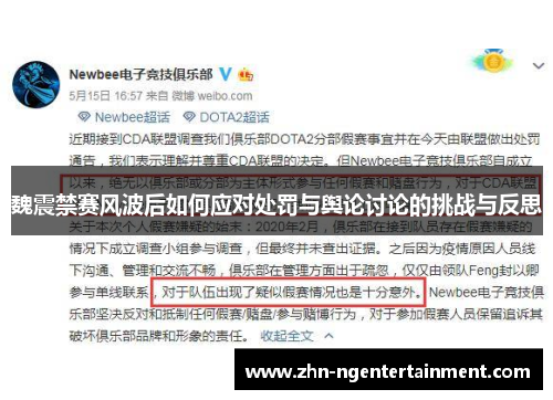 魏震禁赛风波后如何应对处罚与舆论讨论的挑战与反思